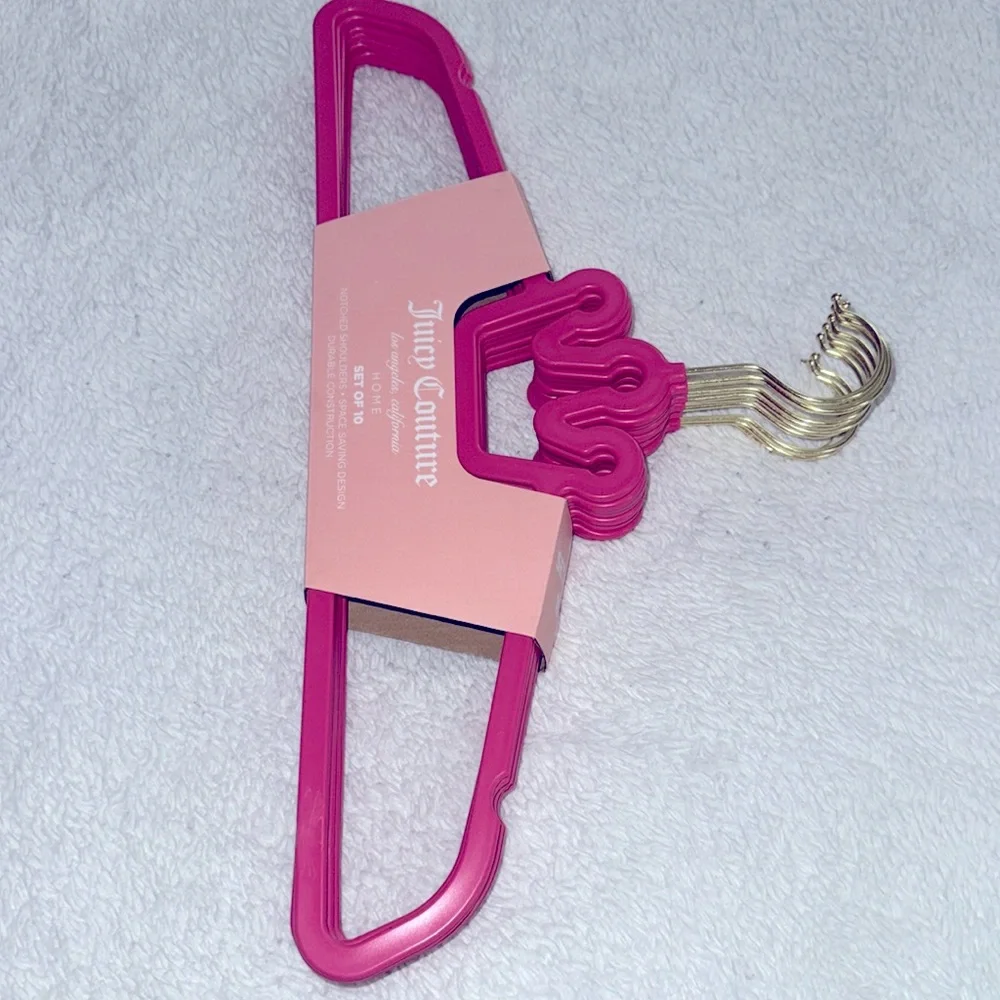Juicy Couture Pink Hangers Set